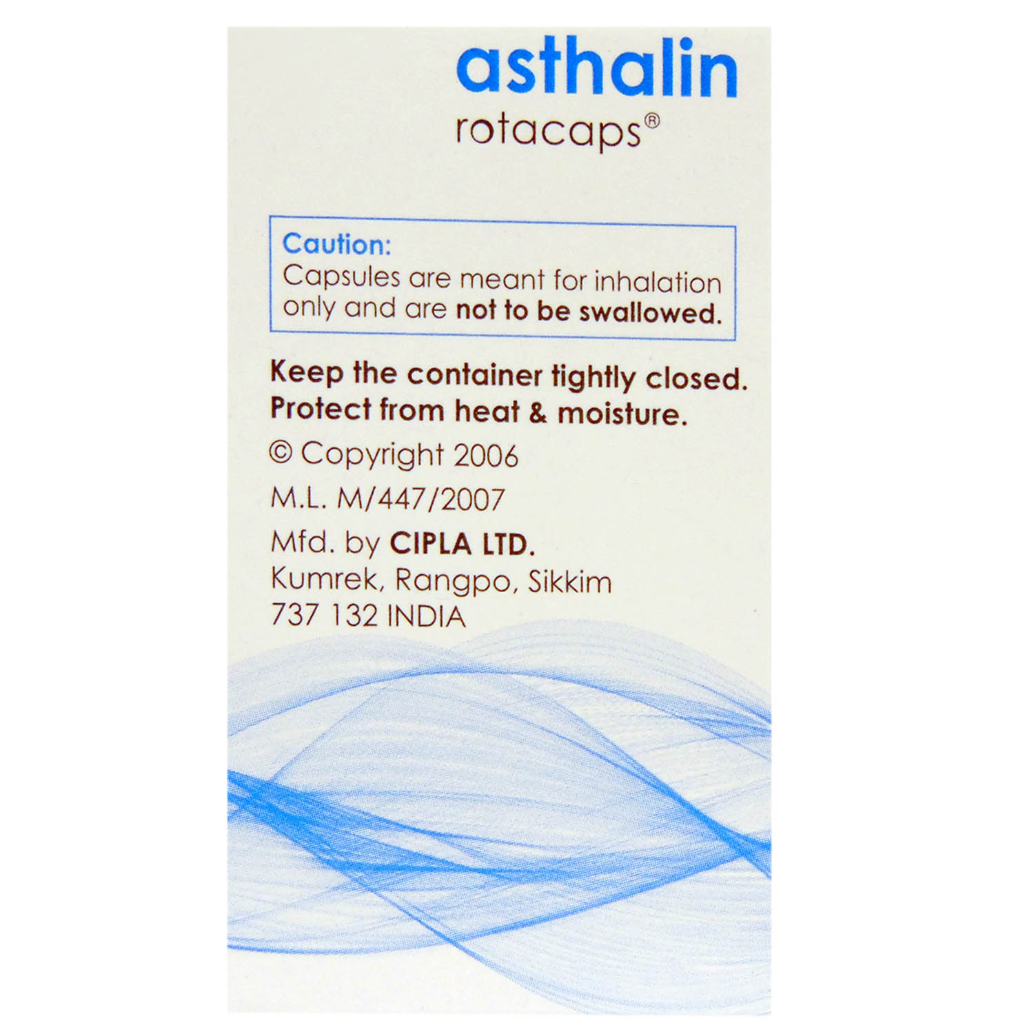 Asthalin 200 mcg Rotacaps 30's, Pack of 1 CAPSULE Asthalin 200 mcg Rotacaps 30's, Pack of 1 CAPSULE