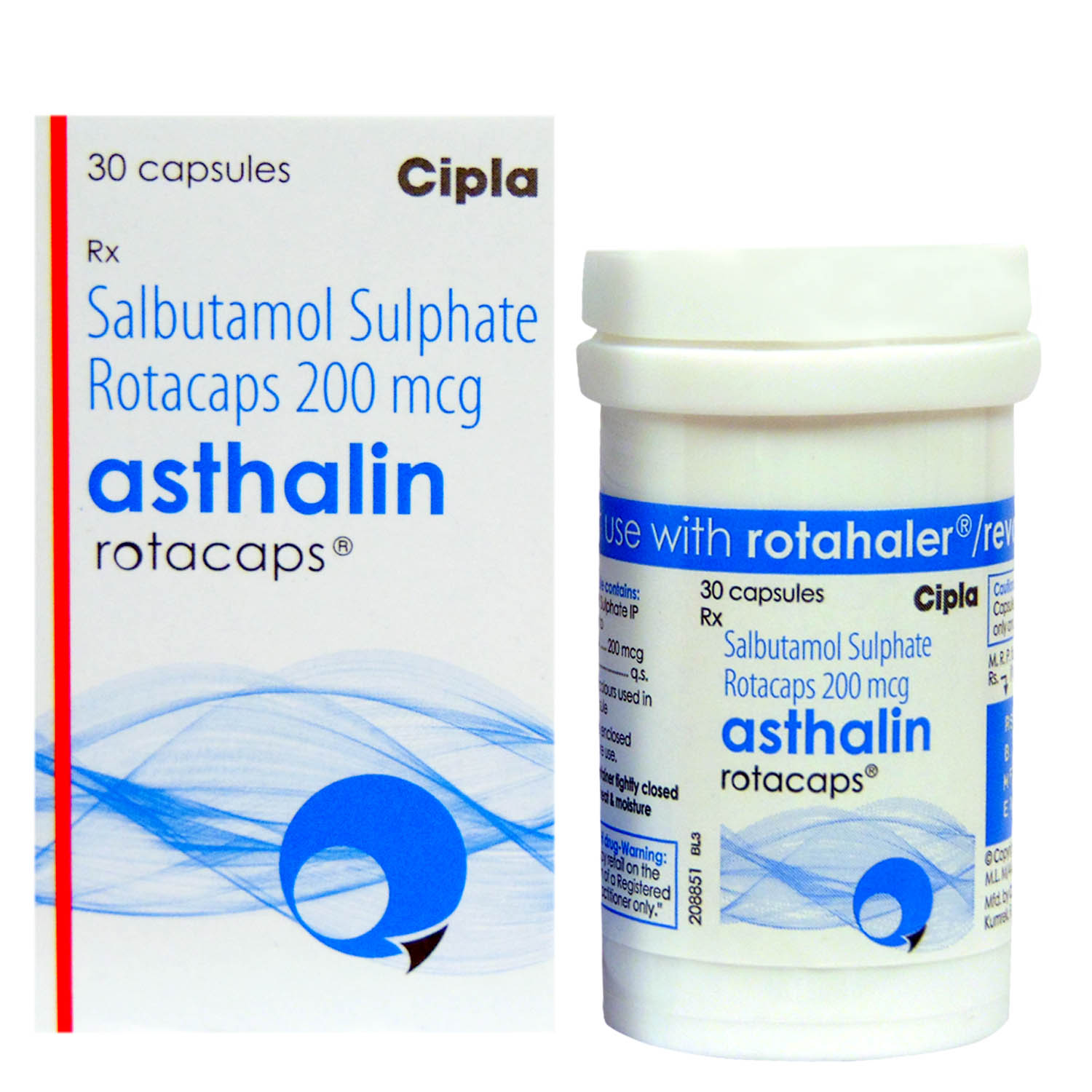 Asthalin 200 mcg Rotacaps 30's, Pack of 1 CAPSULE Asthalin 200 mcg Rotacaps 30's, Pack of 1 CAPSULE