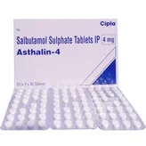 Asthalin-4 Tablet 30's, Pack of 30 TabletS