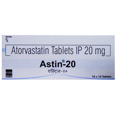 Astin 20 mg Tablet 10's