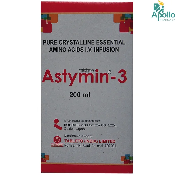 Astymin-3 10 mg/8 mg Infusion 200 ml