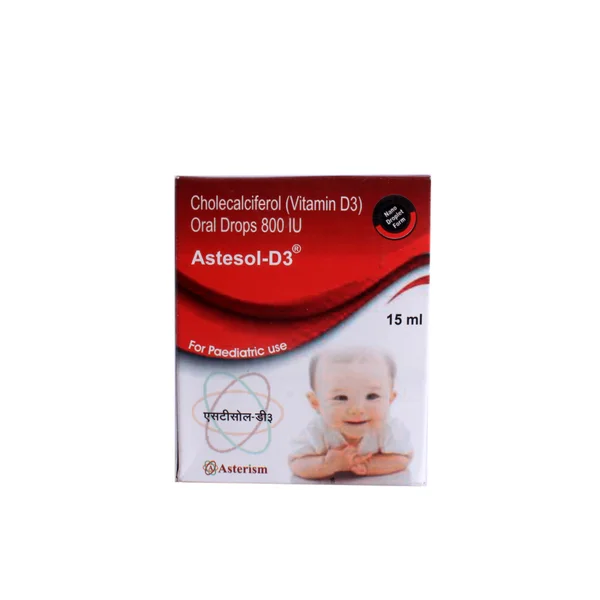 Astesol-D3 800IU Oral Drop 15 ml, Pack of 1