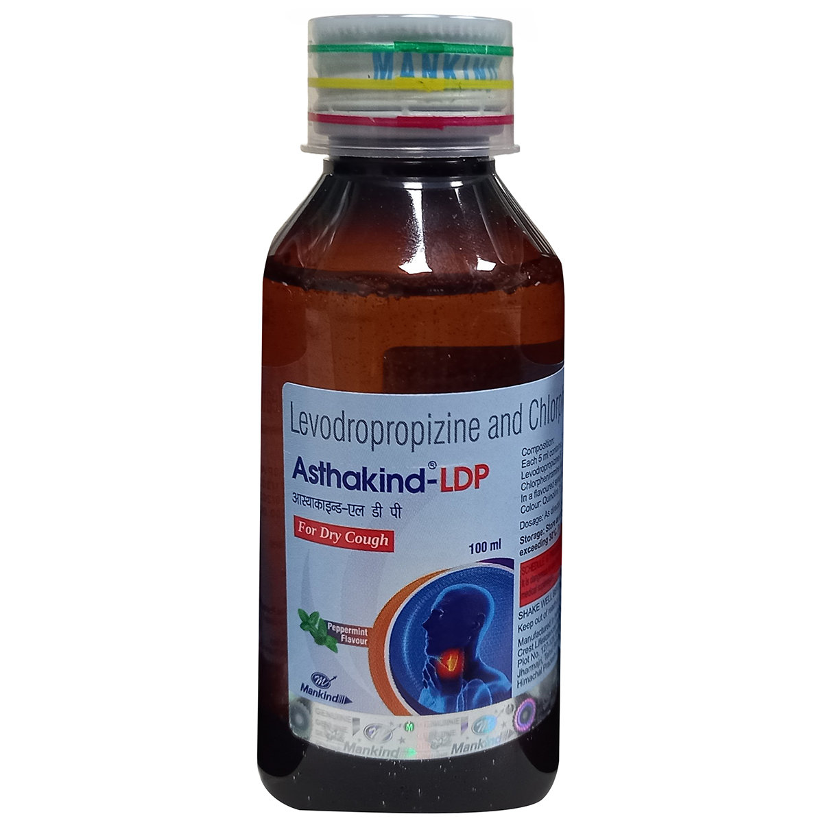 Asthakind-LDP Peppermint Flavour Syrup 100 ml Asthakind-LDP Peppermint Flavour Syrup 100 ml