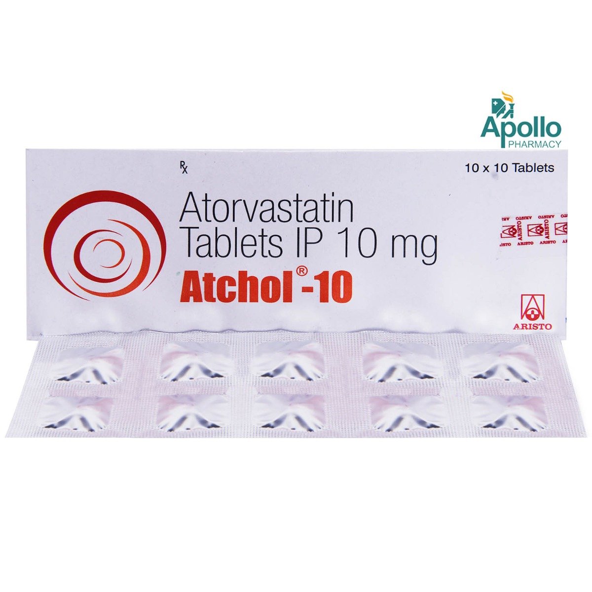 Atchol 10 Tablet 10's, Pack of 10 TABLETS Atchol 10 Tablet 10's, Pack of 10 TABLETS