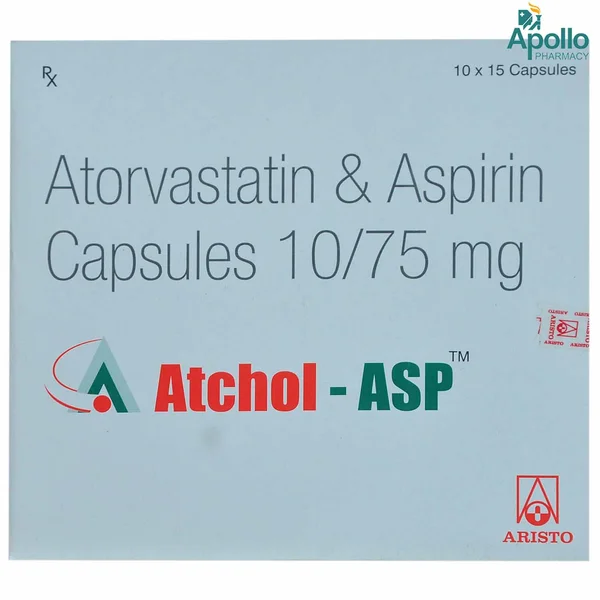Atchol-ASP 10/75 Capsule 15's, Pack of 15 CAPSULES