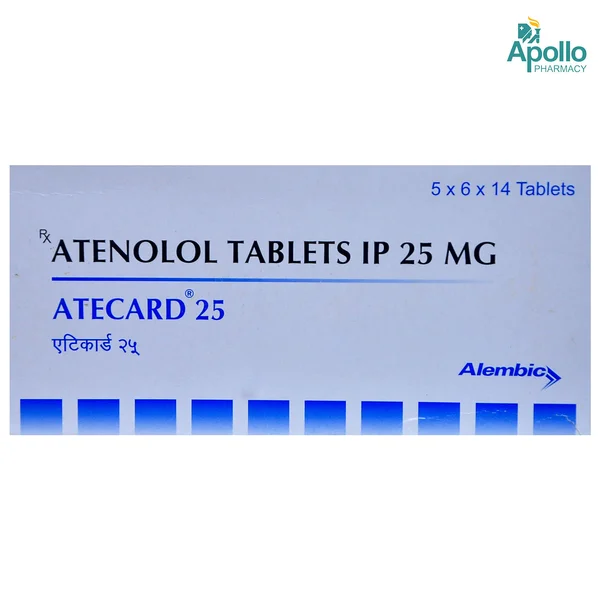 Atecard 25 Tablet 14's, Pack of 14 TABLETS