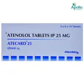 Atecard 25 Tablet 14's, Pack of 14 TABLETS