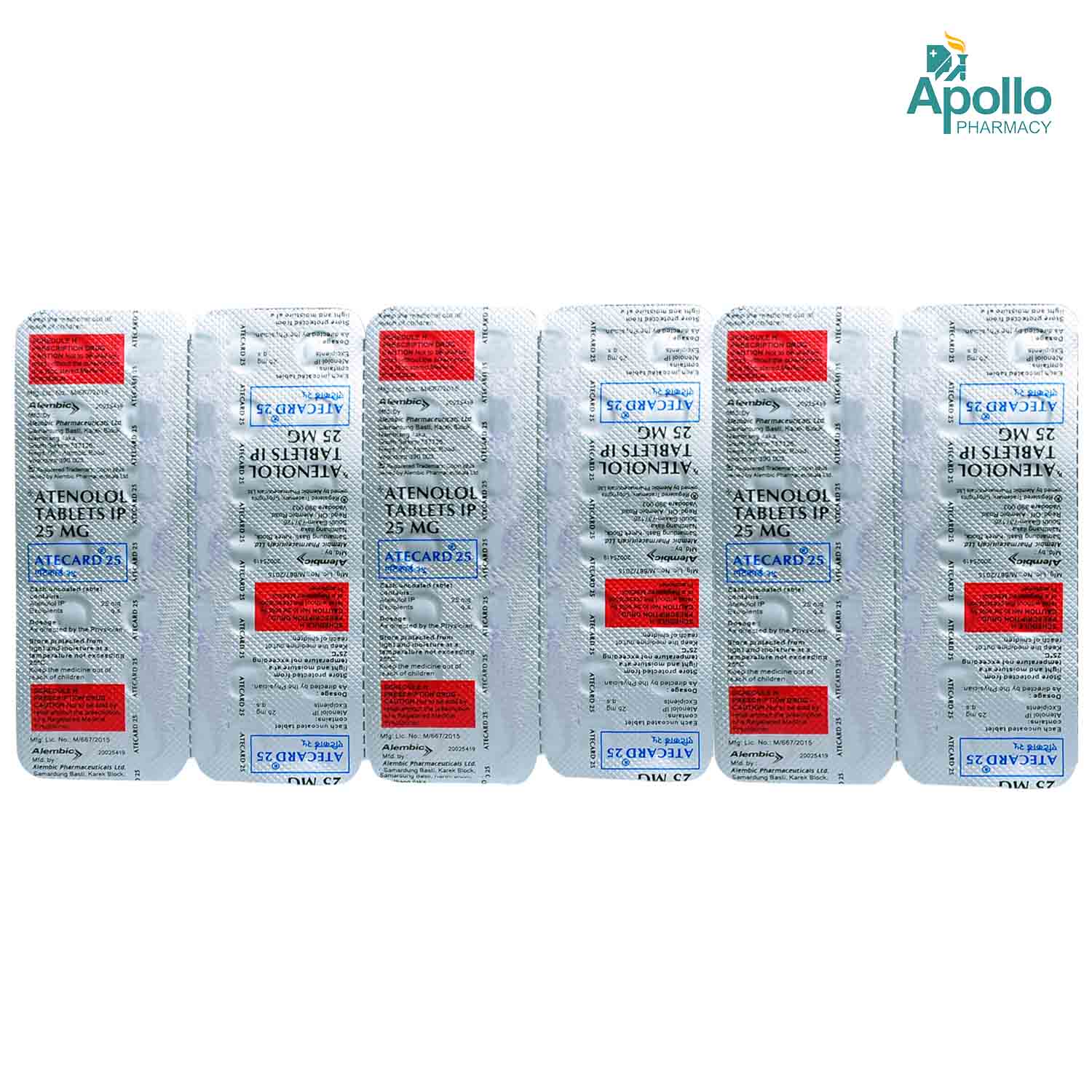 Atecard 25 Tablet 14's, Pack of 14 TABLETS Atecard 25 Tablet 14's, Pack of 14 TABLETS