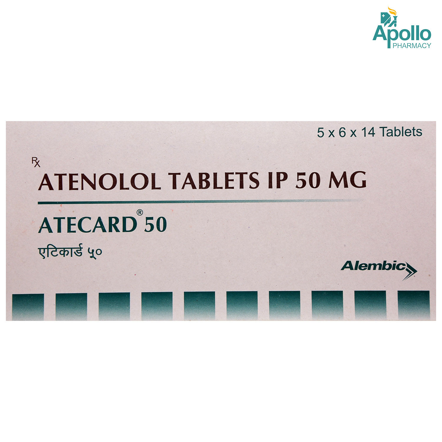 Buy Atecard 50 Tablet 14's Online