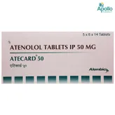 Atecard 50 Tablet 14's, Pack of 14 TABLETS