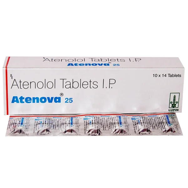 Atenova 25 mg Tablet 14's