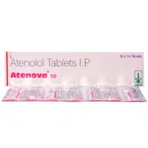 Atenova 50 mg Tablet 14's, Pack of 14 TabletS