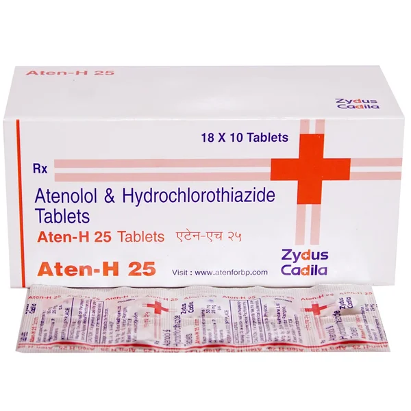 Aten-H 25 Tablet 10's, Pack of 10 TabletS