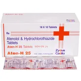 Aten-H 25 Tablet 10's, Pack of 10 TabletS