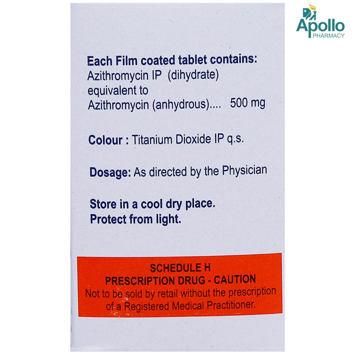 ATM 500 mg Tablet 5's, Pack of 5 TABLETS ATM 500 mg Tablet 5's, Pack of 5 TABLETS