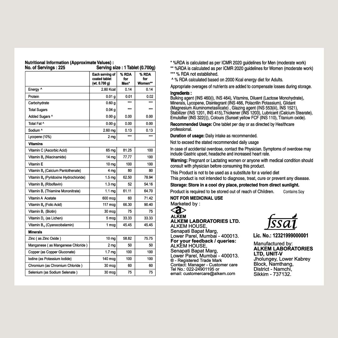A To Z NS Plus Tablet 15's, Pack of 15 TabletS A To Z NS Plus Tablet 15's, Pack of 15 TabletS