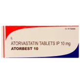 Atorbest 10 Tablet 10's, Pack of 10 TABLETS