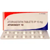 Atorbest 10 Tablet 10's, Pack of 10 TABLETS