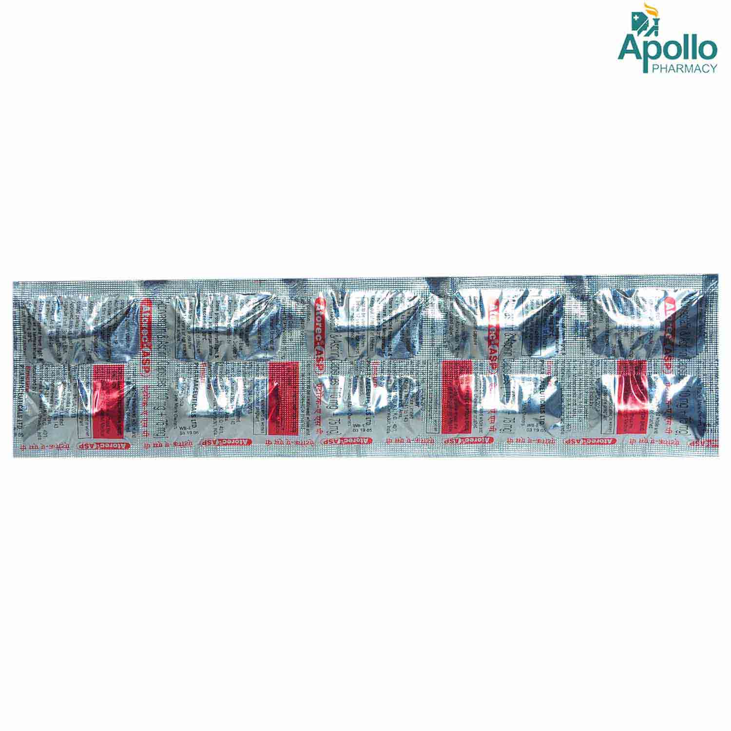 Atorec-ASP Capsule 10's, Pack of 10 TabletS Atorec-ASP Capsule 10's, Pack of 10 TabletS