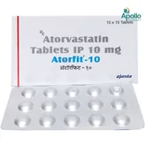 Atorfit 10 Tablet 15's, Pack of 15 TABLETS