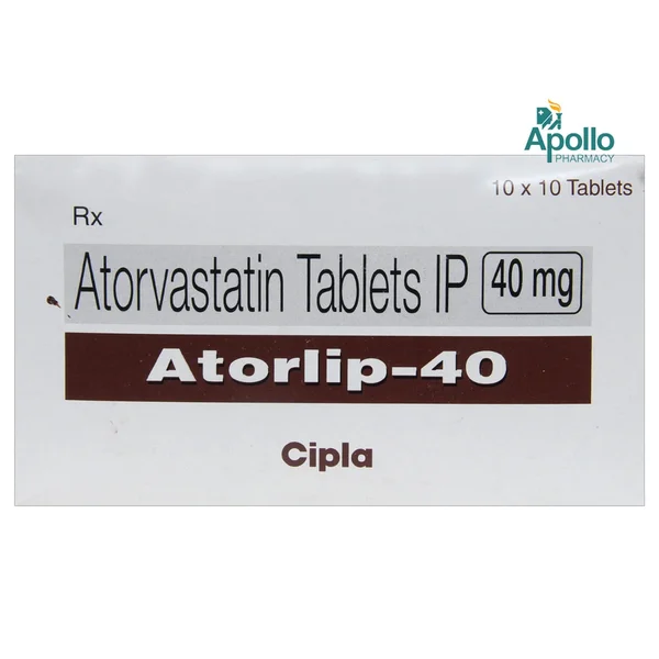 Atorlip 40 Tablet 10's, Pack of 10 TABLETS