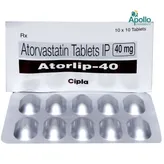 Atorlip 40 Tablet 10's, Pack of 10 TABLETS
