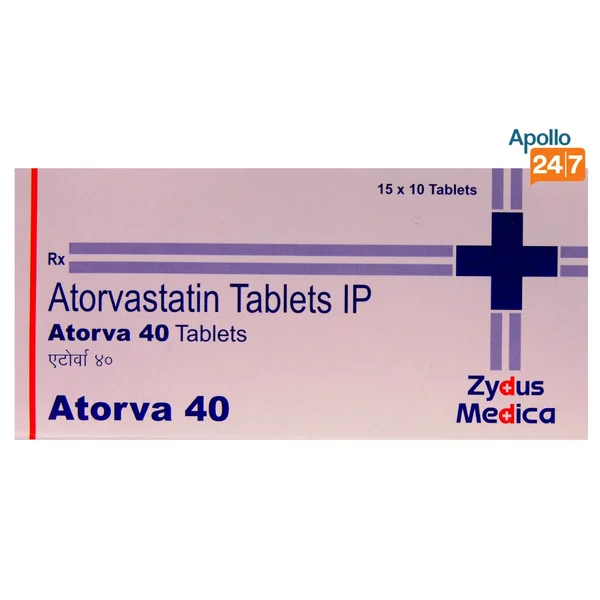 Atorva 40 Tablet 10's, Pack of 10 TABLETS
