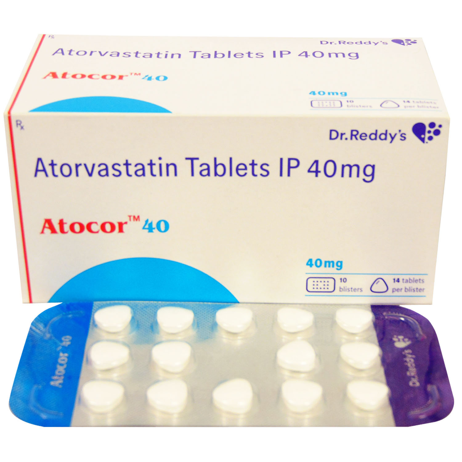 Atocor 40 mg Tablet 14's, Pack of 14 TABLETS Atocor 40 mg Tablet 14's, Pack of 14 TABLETS