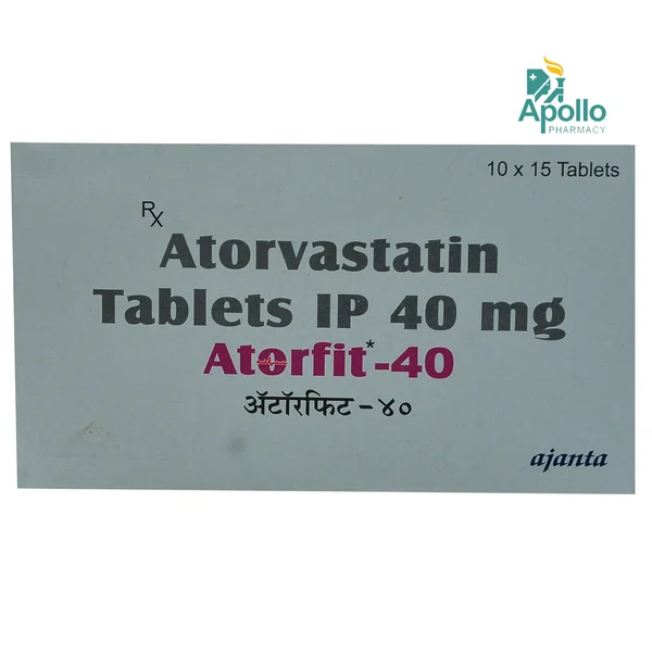 Atorfit 40 mg Tablet 15's