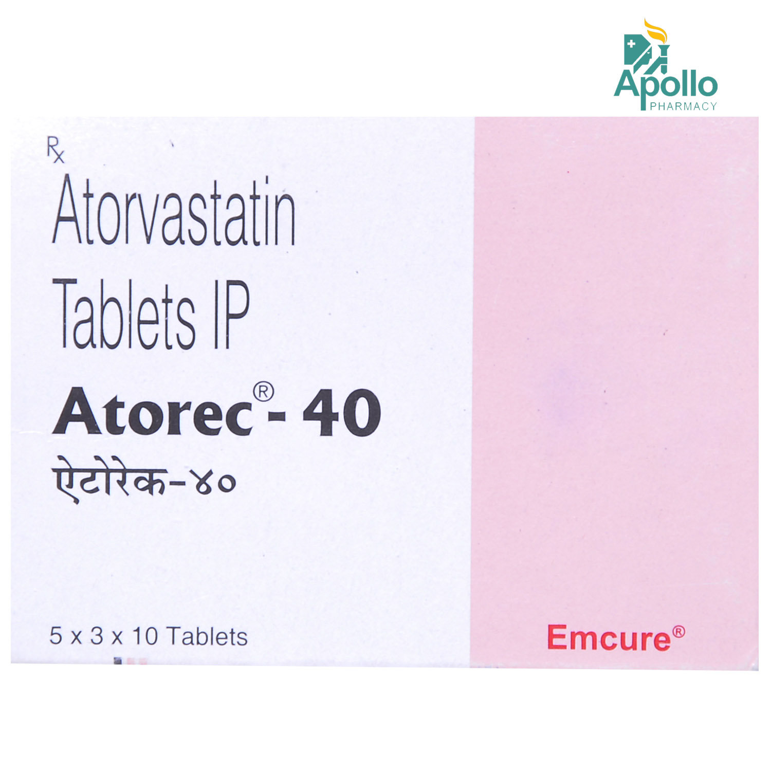 Atorec 40 Tablet 10's, Pack of 10 TABLETS Atorec 40 Tablet 10's, Pack of 10 TABLETS
