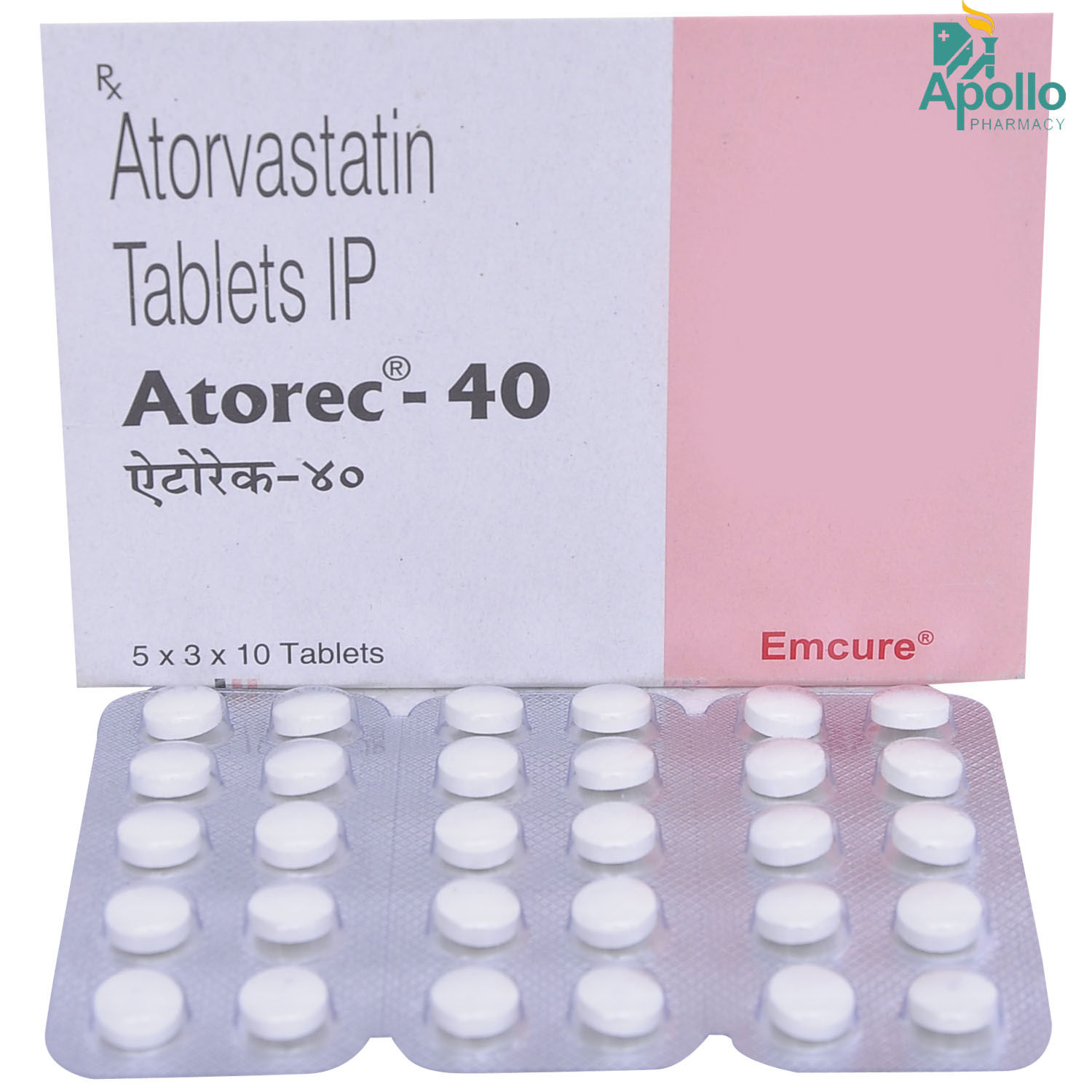 Atorec 40 Tablet 10's, Pack of 10 TABLETS