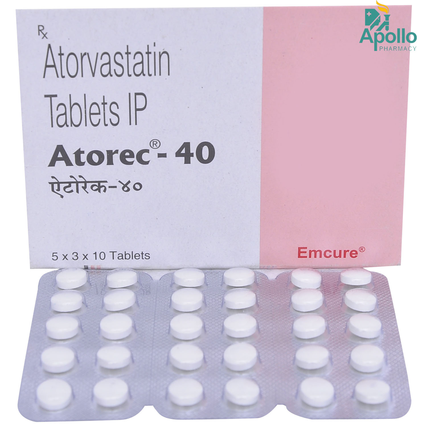 Atorec 40 Tablet 10's, Pack of 10 TABLETS Atorec 40 Tablet 10's, Pack of 10 TABLETS