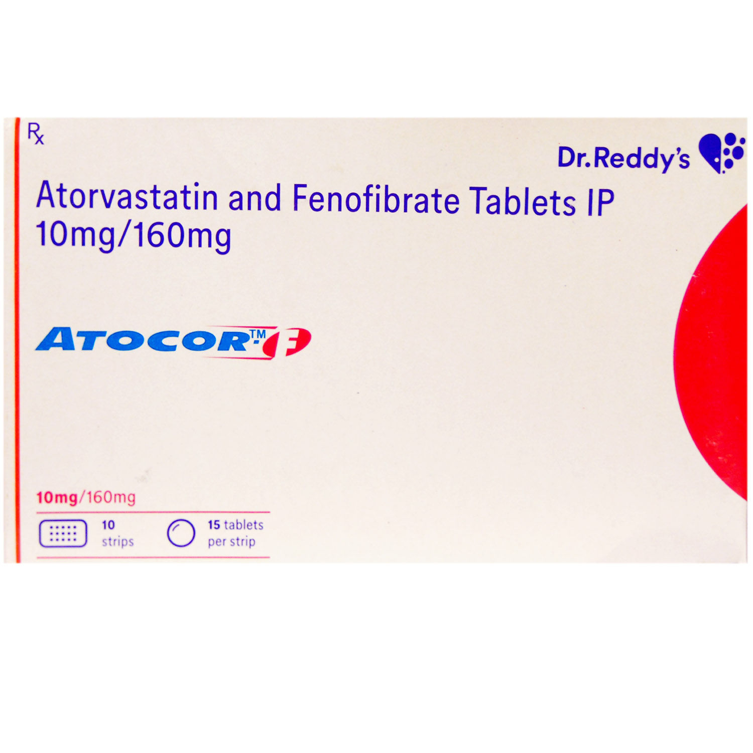 Buy Atocor-F Tablet 15's Online