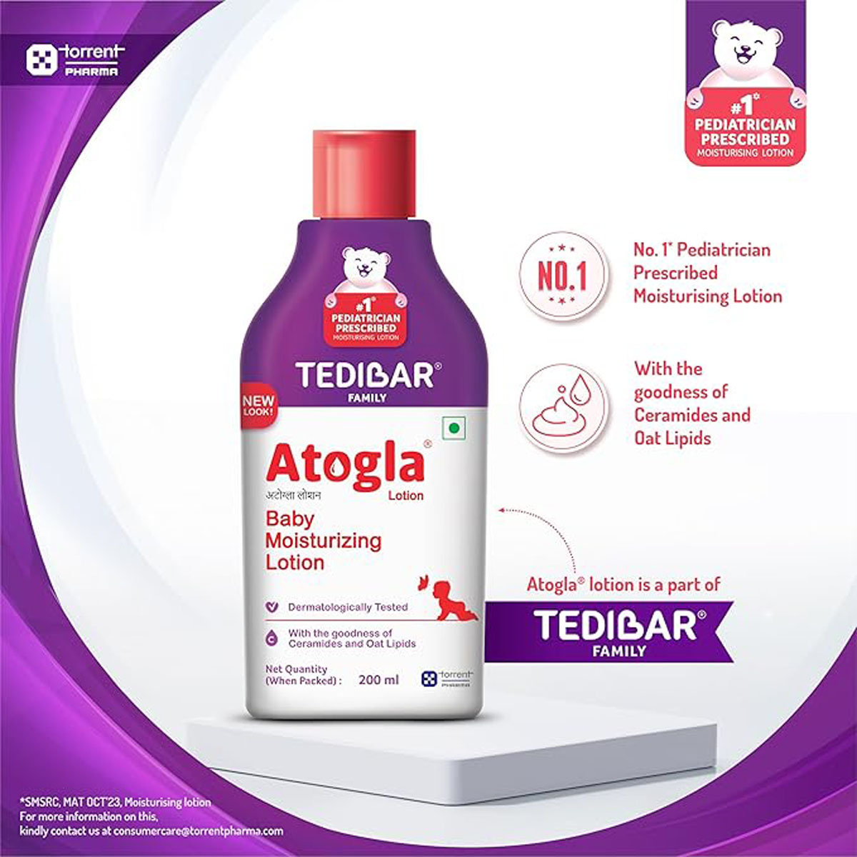 Atogla Baby Moisturising Lotion, 200 ml, Pack of 1 Atogla Baby Moisturising Lotion, 200 ml, Pack of 1