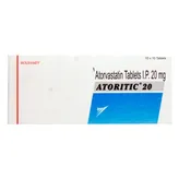 ATORITIC 20MG TABLET, Pack of 10 TABLETS