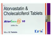 Atorsave D 10 Tablet 15's, Pack of 15 TABLETS