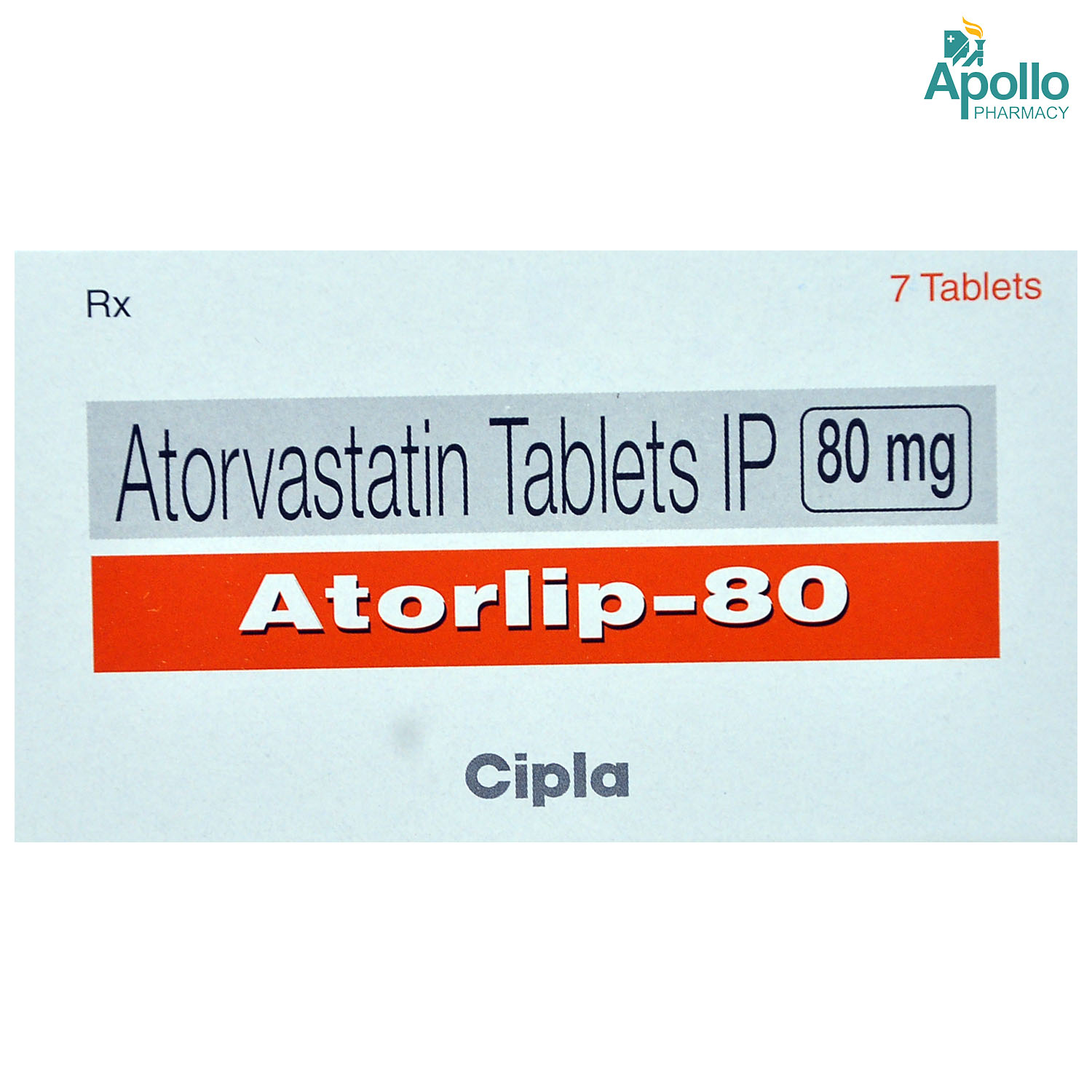 Atorlip-80 Tablet 7's, Pack of 7 TabletS Atorlip-80 Tablet 7's, Pack of 7 TabletS
