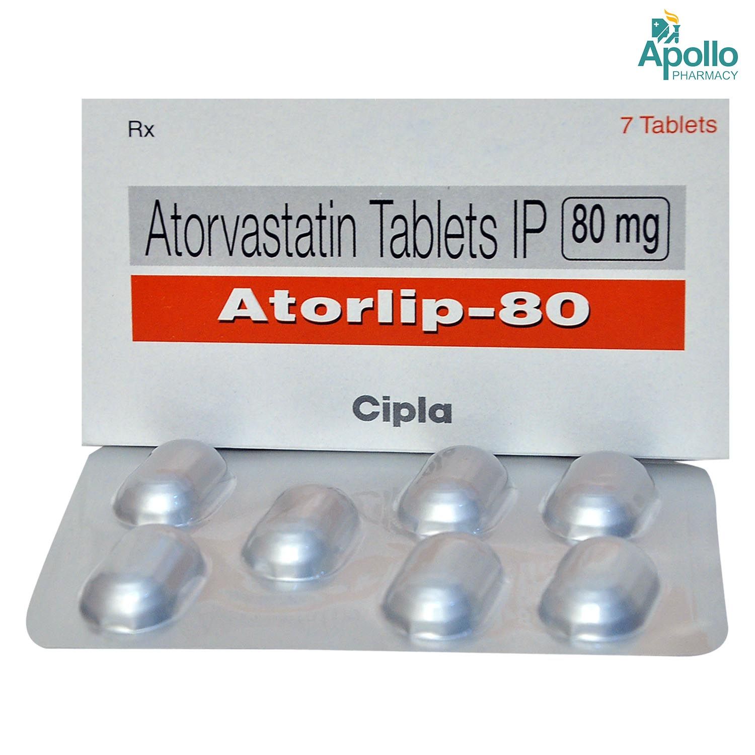 Atorlip 80 Tablet 7's Price, Uses, Side Effects, Composition - Apollo ...