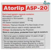 Atorlip ASP 20 Capsule 10's, Pack of 10 CAPSULES