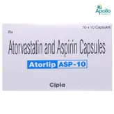 Atorlip ASP 10 Capsule 10's, Pack of 10 CAPSULES