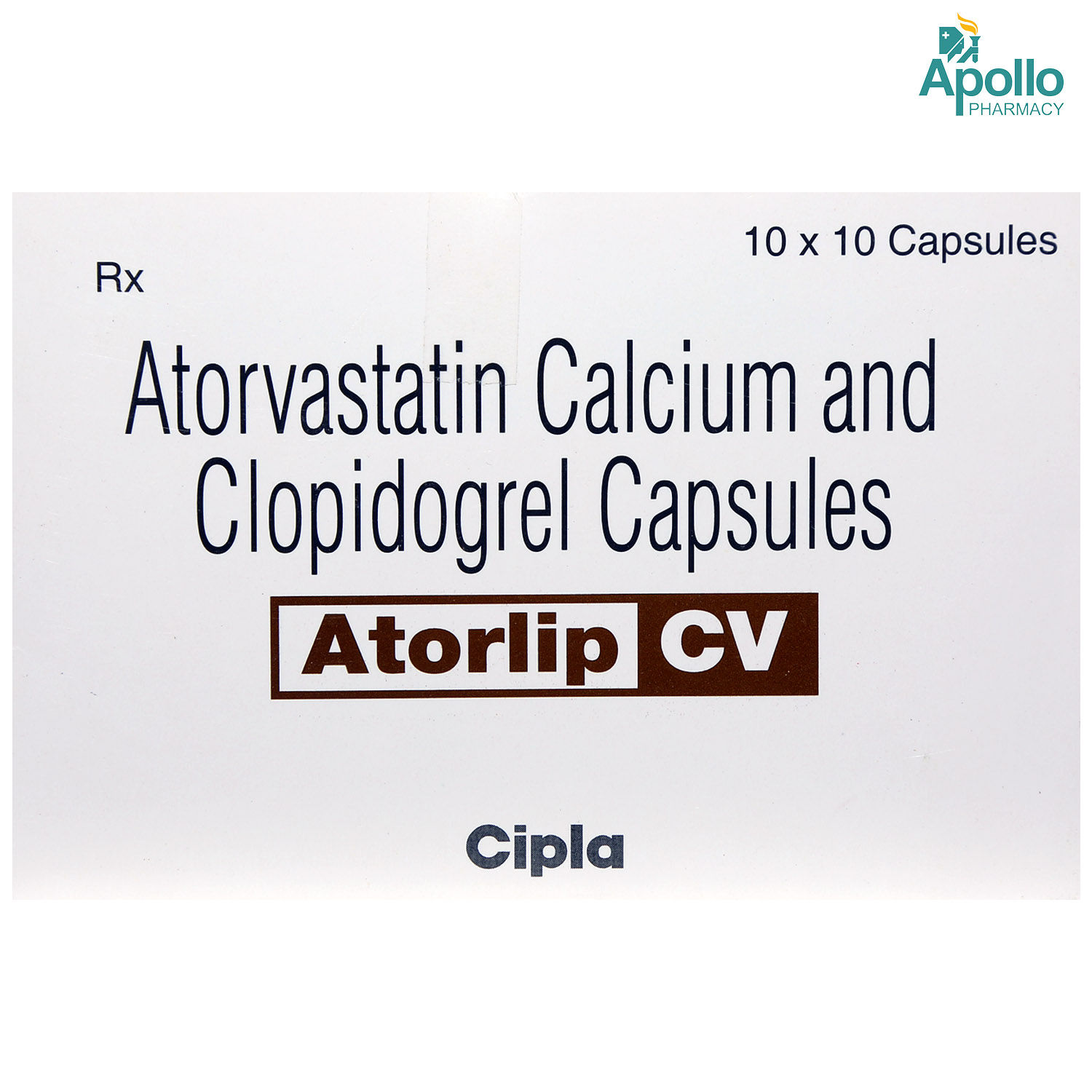 Buy Atorlip CV Capsule 10's Online