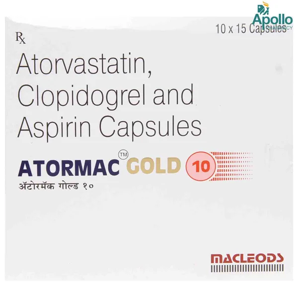 ATORMAC GOLD 10MG CAPSULE 15'S