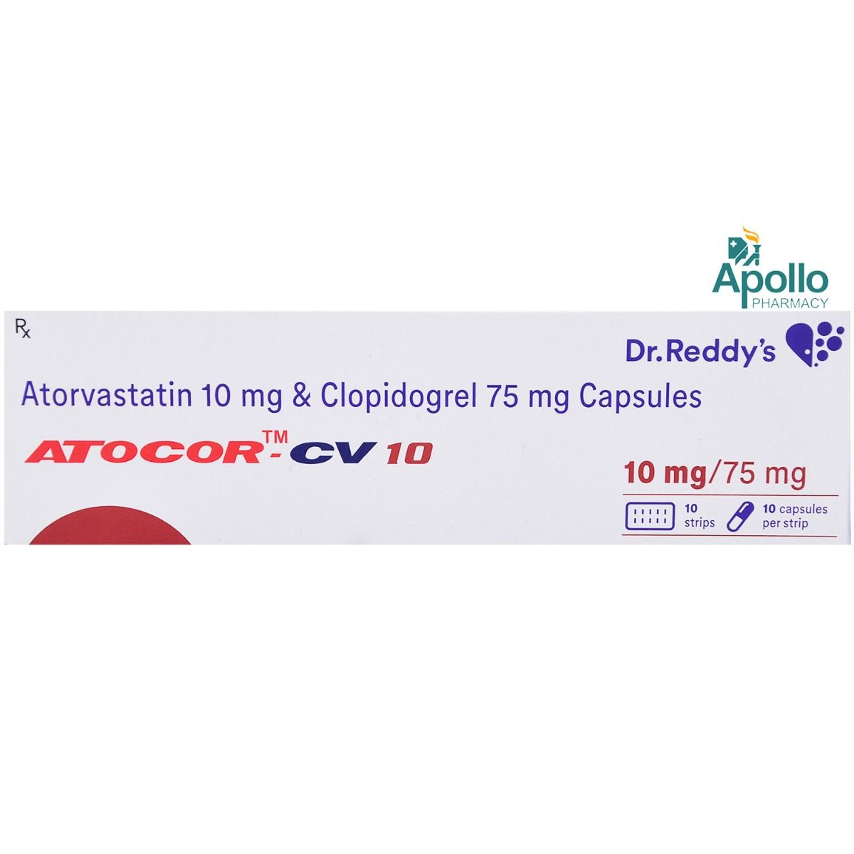 Buy Atocor-CV 10 Capsule 10's Online