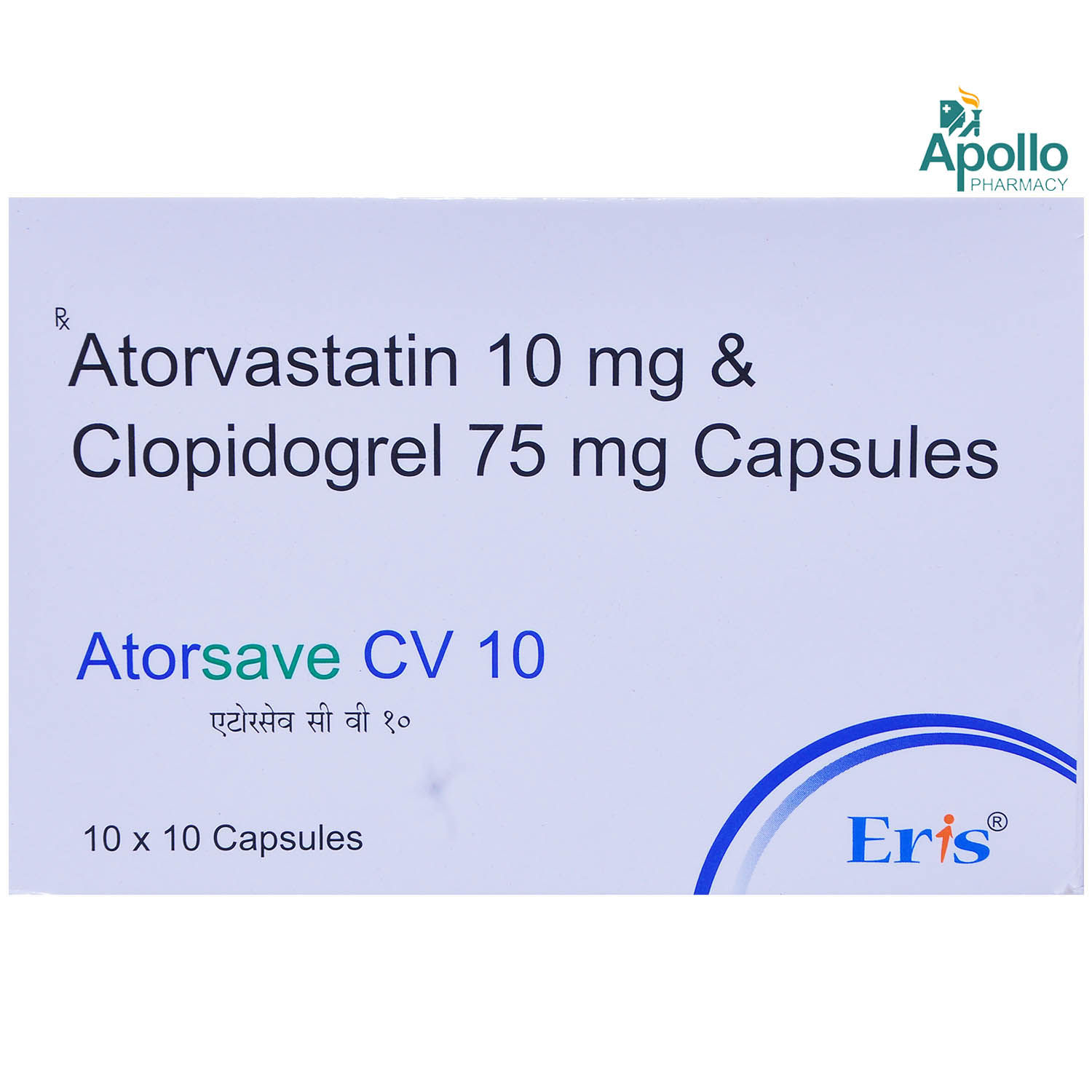 Buy Atorsave CV 10 Capsule 10's Online