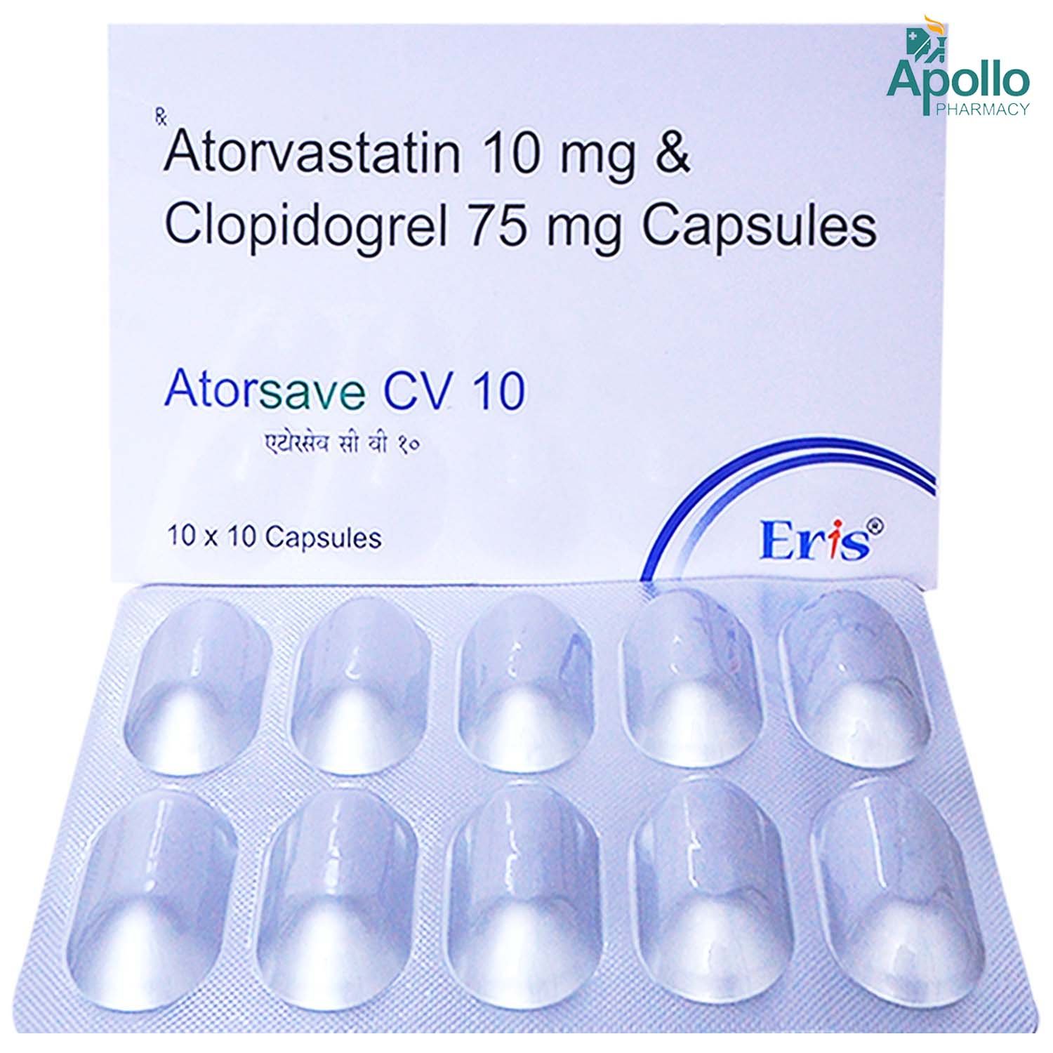 Atorsave CV 10 Capsule 10's, Pack of 10 CapsuleS Atorsave CV 10 Capsule 10's, Pack of 10 CapsuleS