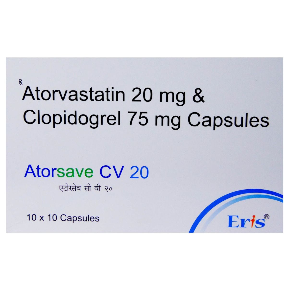 Buy Atorsave CV 20 Capsule 10's Online