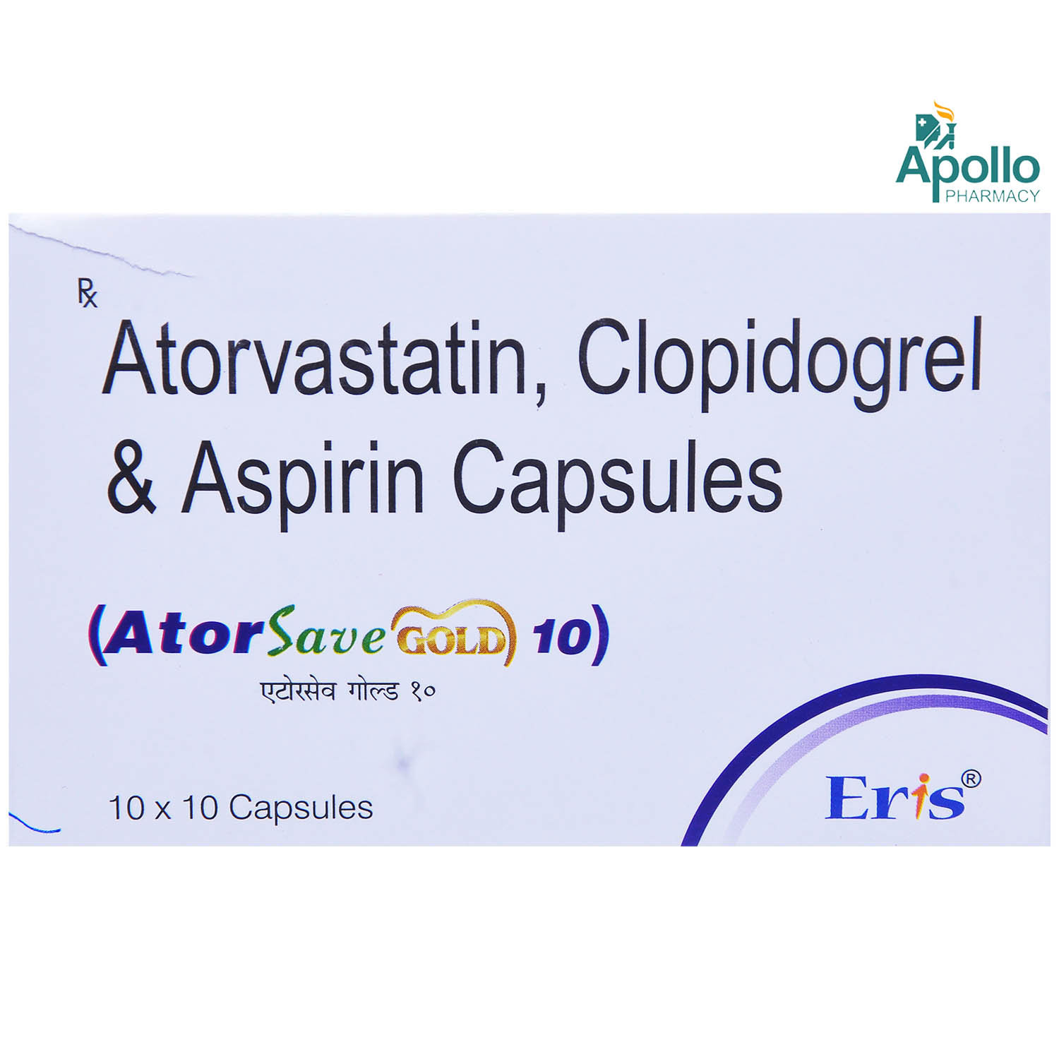 Atorsave Gold 10 Capsule 10's, Pack of 10 CAPSULES Atorsave Gold 10 Capsule 10's, Pack of 10 CAPSULES