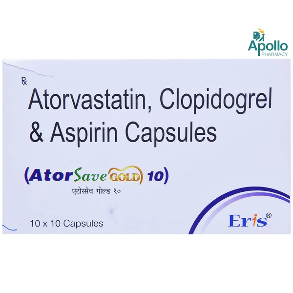 Atorsave Gold 10 Capsule 10's
