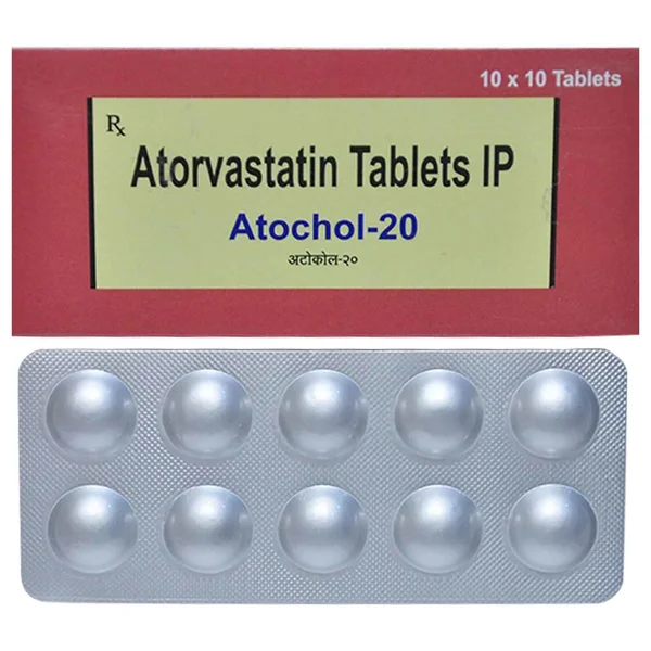 ATOCHOL 20MG TABLET 10'S