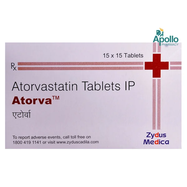 Atorva 10 mg Tablet 15's